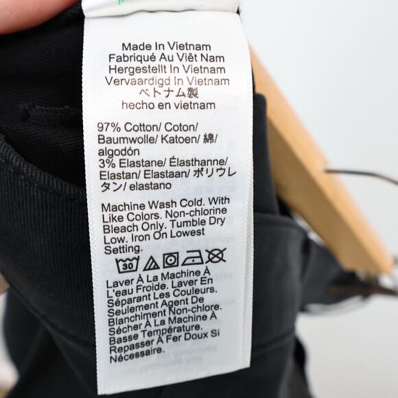 NWT J.Crew Sailor Slim Wide-Leg Patch Pocket Stretch Chino Pant In Black Size 32 - Picture 9 of 9